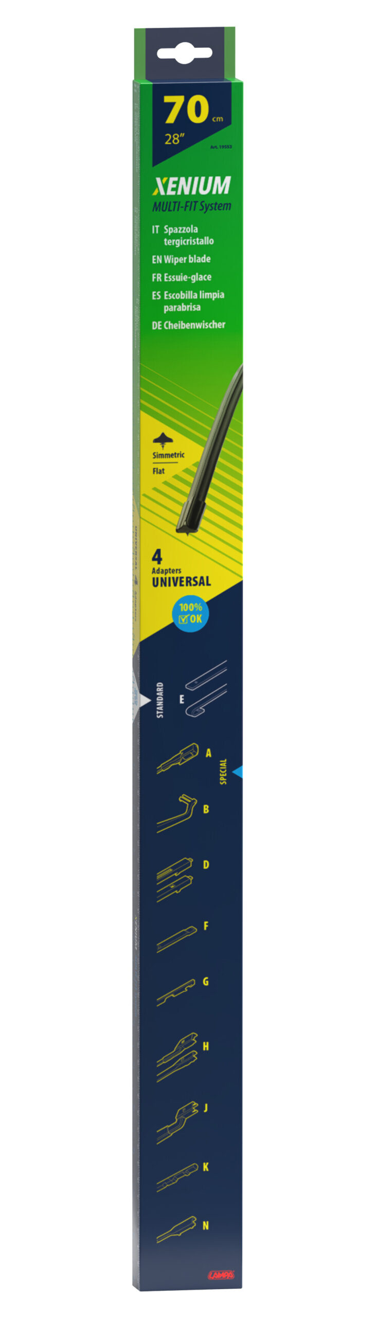 Xenium, spazzola tergicristallo - 70 cm (28") - immagine 4