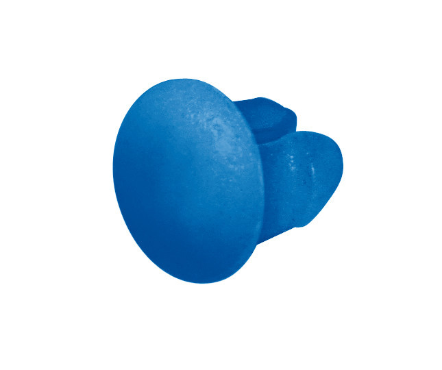 Set 100 bottoncini targa - Azzurro