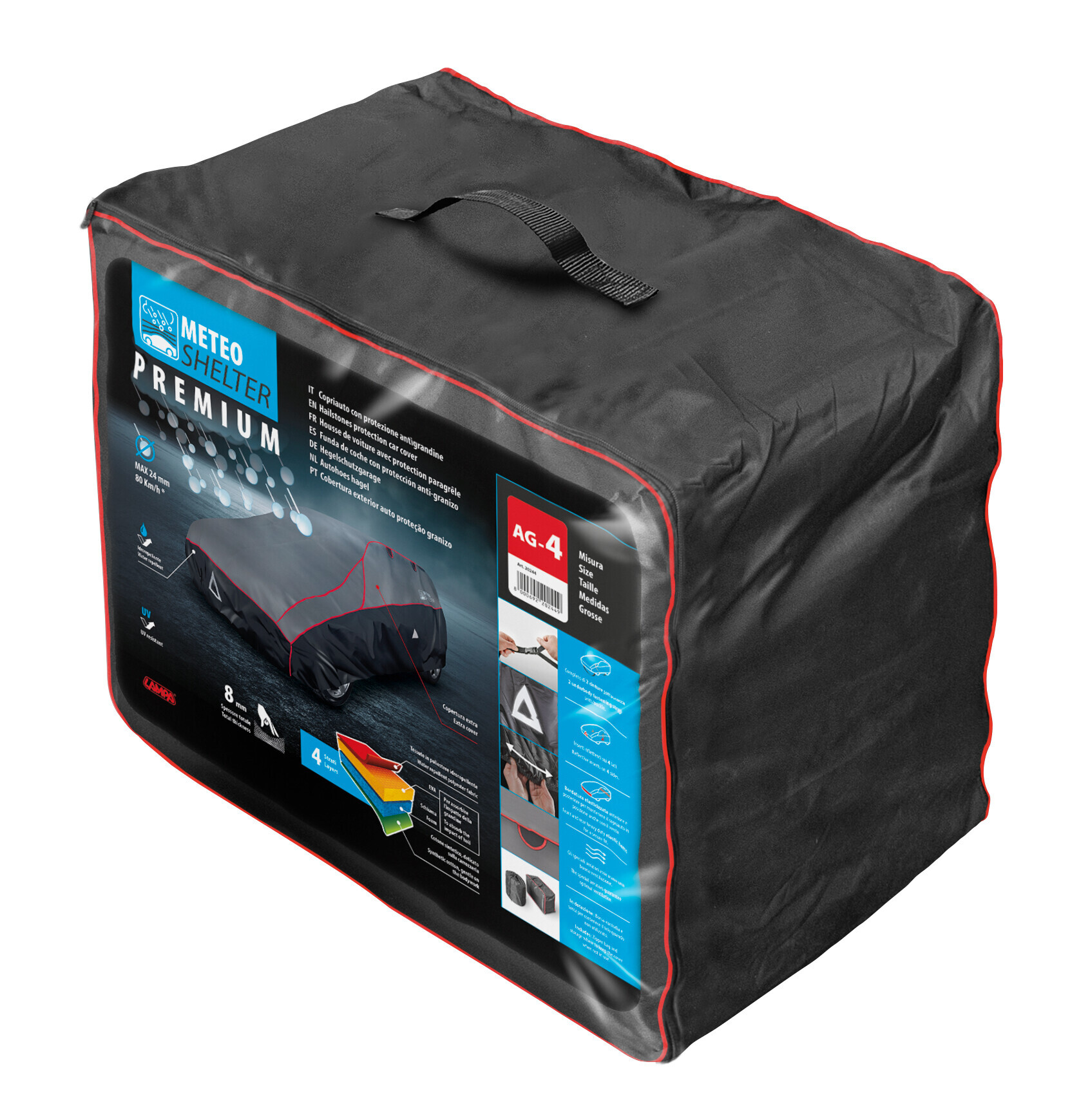 Meteo Shelter Premium, copriauto con protezione antigrandine - AG-6 - cm 440x190x180 - immagine 9