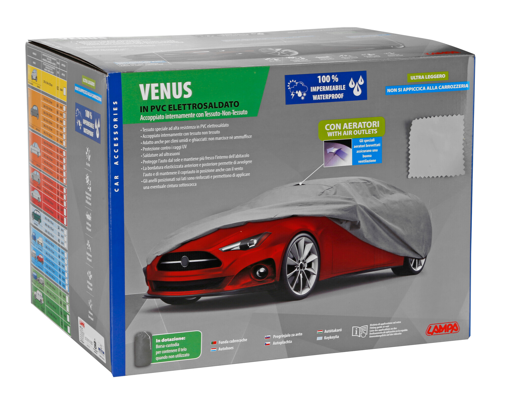 Venus, copriauto - 22 - cm 475x187x150 - immagine 3