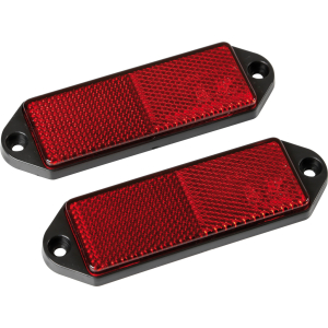 Catarifrangenti rettangolari - 90x35 mm - Rosso