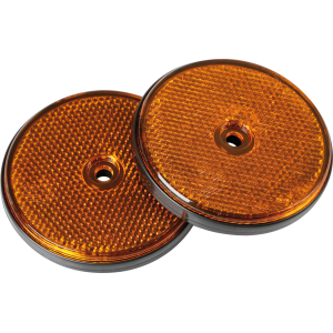 Catarifrangenti rotondi - Ø 65 mm - Arancio