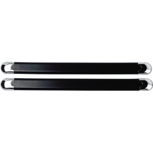 Bumper-Chrome, coppia salva-paraurti adesivi