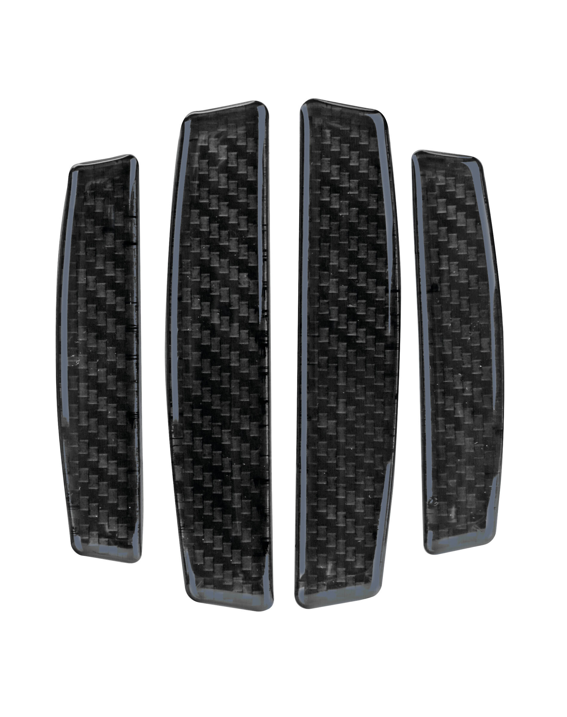 Linear, set 4 salvaporta adesivi - Carbon Look