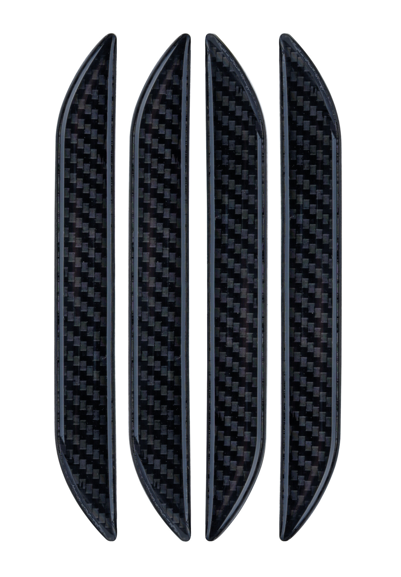 Slim, set 4 salvaporta adesivi - Carbon Look