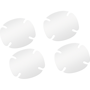 Pellicole antigraffio per incavi maniglie, set 4 pz - 8,8x8 cm