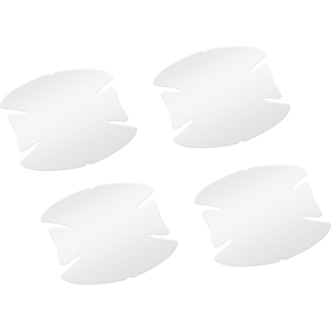Pellicole antigraffio per incavi maniglie, set 4 pz - 8x8 cm