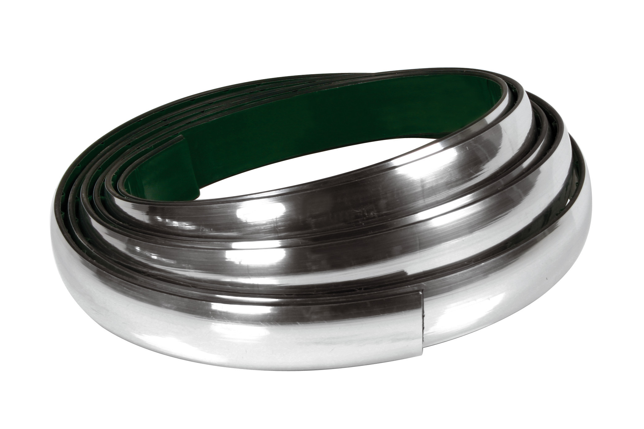 Profilo adesivo cromato - 25 m - 39 mm