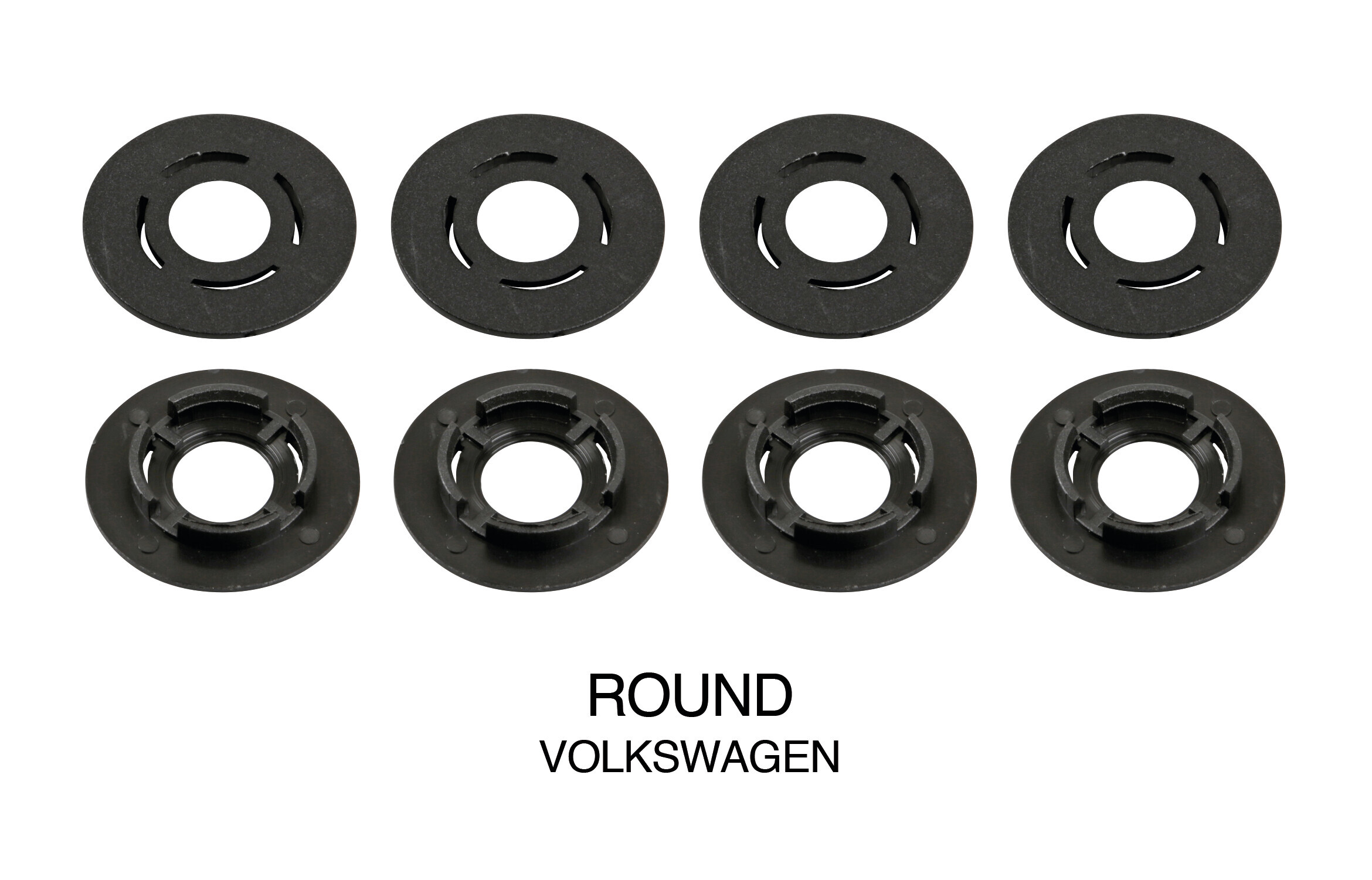 Set 4 clip fissaggio tappeti - Tondo - Volkswagen