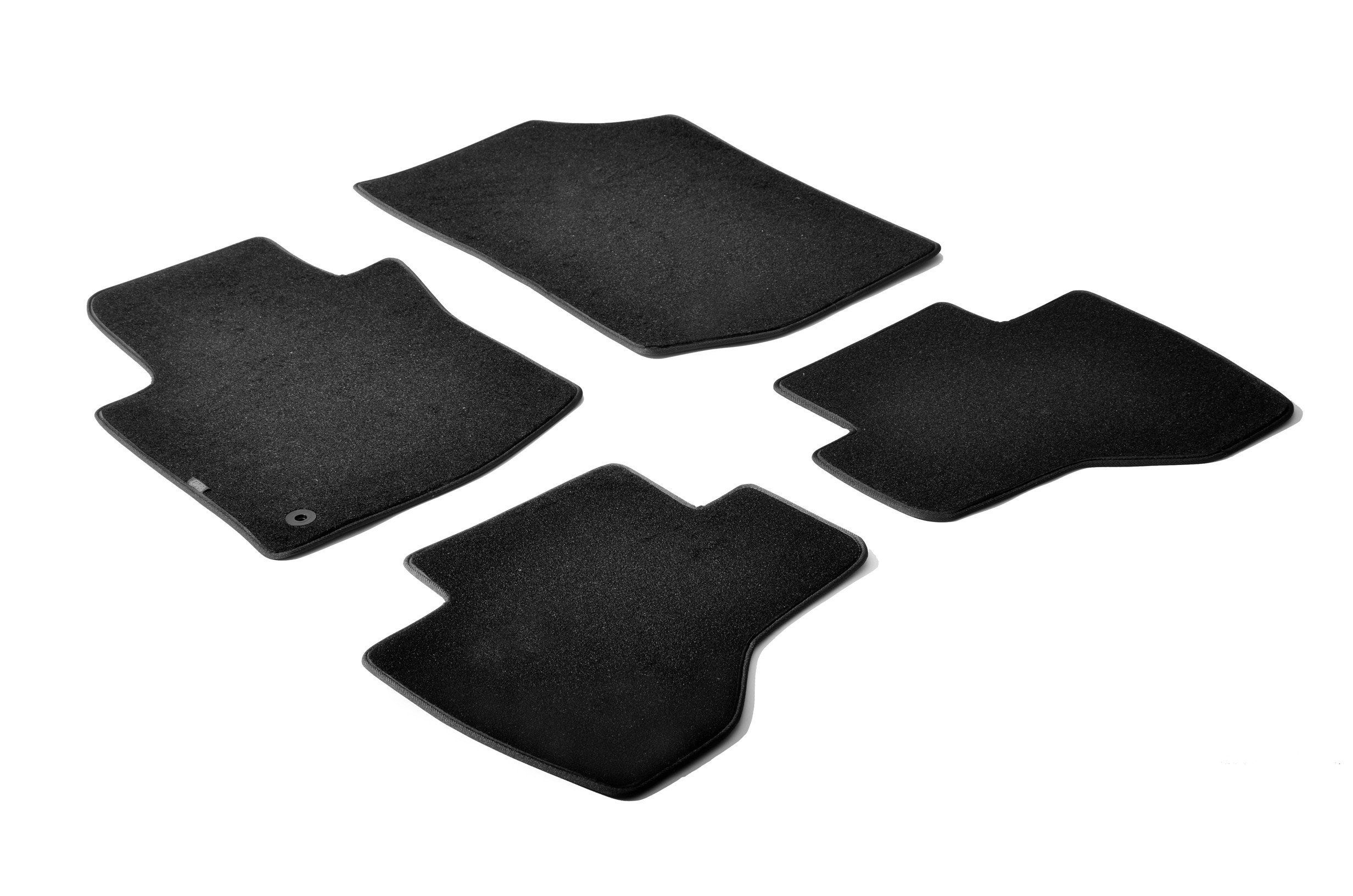 Set tappeti su misura in moquette - compatibile per Citroen C1 3p (05/05>05/14) 1 fix lato guida - Citroen C1 5p (05/05>05/14) 1 fix lato guida - Peugeot 107 3p (07/05>02/12) 1 fix lato guida - Peugeot 107 5p (07/05>02/12) 1 fix lato guida - Toyota Aygo 3p (09/05>02/12) 1 fix lato guida - Toyota Aygo 5p (09/05>02/12) 1 fix lato guida