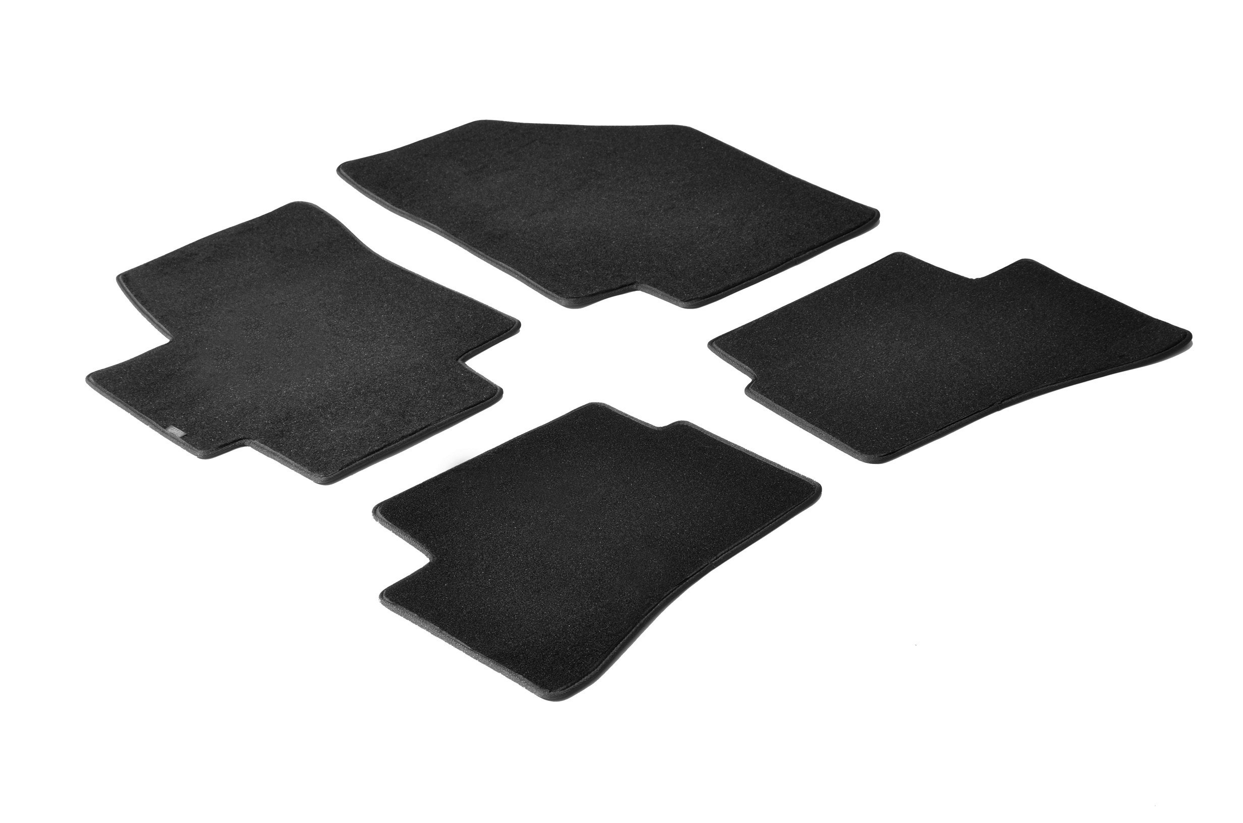 Set tappeti su misura in moquette - compatibile per Hyundai Accent (04/06>12/09) - Kia Rio 5p (10/05>08/11)