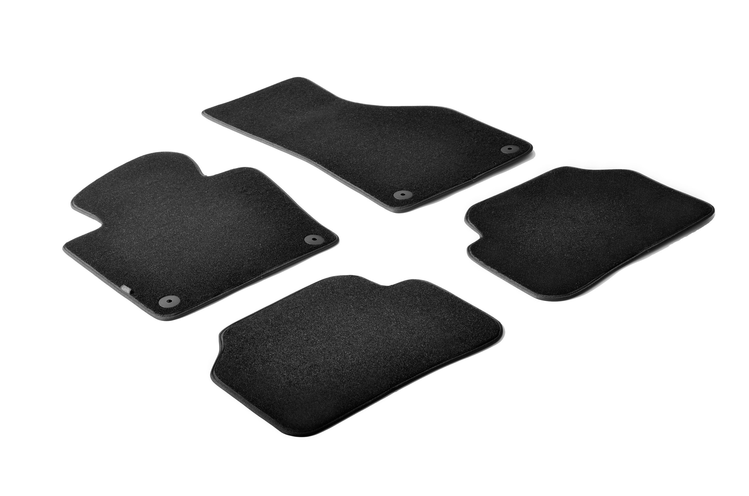 Set tappeti su misura in moquette - compatibile per Skoda Superb 4p (09/08>06/15) - Skoda Superb Wagon (02/10>09/15) - Volkswagen Passat 4p (03/05>10/14) - Volkswagen Passat Alltrack (03/12>09/15) - Volkswagen Passat cc (06/08>02/12) - Volkswagen Passat Variant (09/05>10/14)