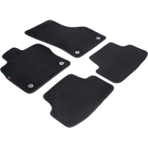 Set tappeti su misura in moquette - compatibile per  Audi A3 Sportback (11/12>04/20) -  Seat Leon 5p (01/13>05/20) -  Seat Leon SC (06/13>09/18) -  Seat Leon ST (01/14>05/20) -  Seat Leon X-Perience (03/15>03/19) -  Volkswagen Golf VII 3p (11/12>12/19) -  Volkswagen Golf VII 5p (11/12>12/19) -  Volkswagen Golf VII Variant (10/13>05/20) -  Volkswagen Golf VIII 5p (01/20>02/24) -  Volkswagen Golf VIII Variant (11/20>02/24) -  Volkswagen Golf VIII 5p (03/24>) -  Volkswagen Golf VIII Variant (03/24>)