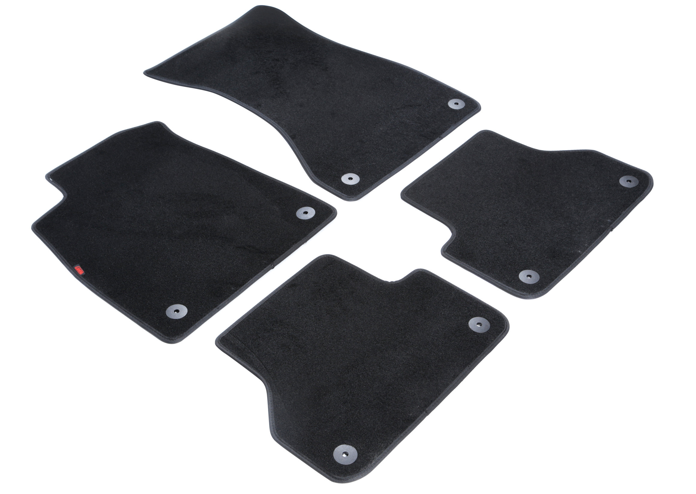 Set tappeti su misura in moquette - compatibile per Audi A4 4p (11/15>09/24) - Audi A4 Allroad (06/16>) - Audi A4 Avant (11/15>10/24) - Audi A5 Sportback (09/16>09/24)