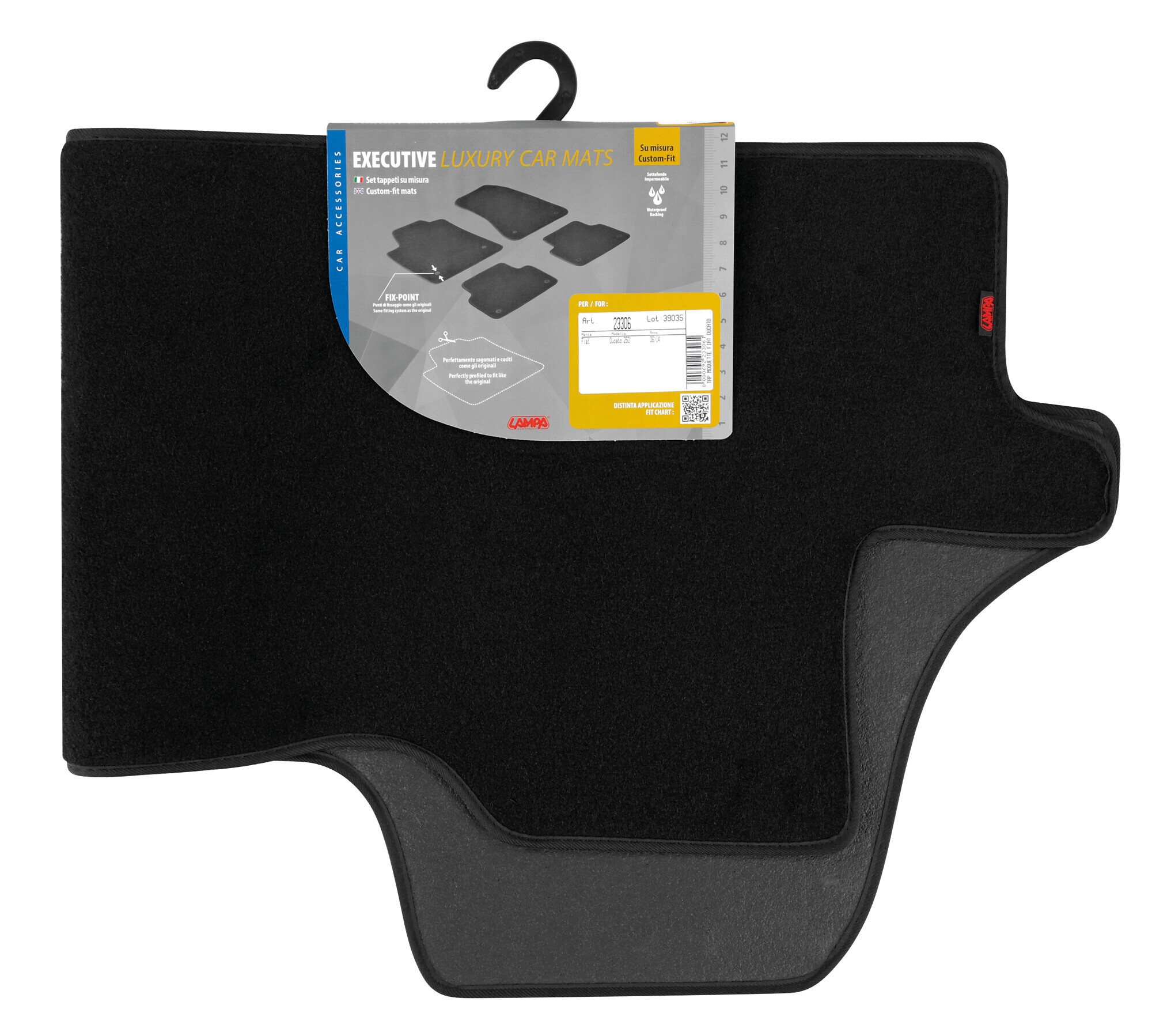 Set tappeti su misura in moquette - compatibile per Fiat Ducato (07/06>04/14) - immagine 2