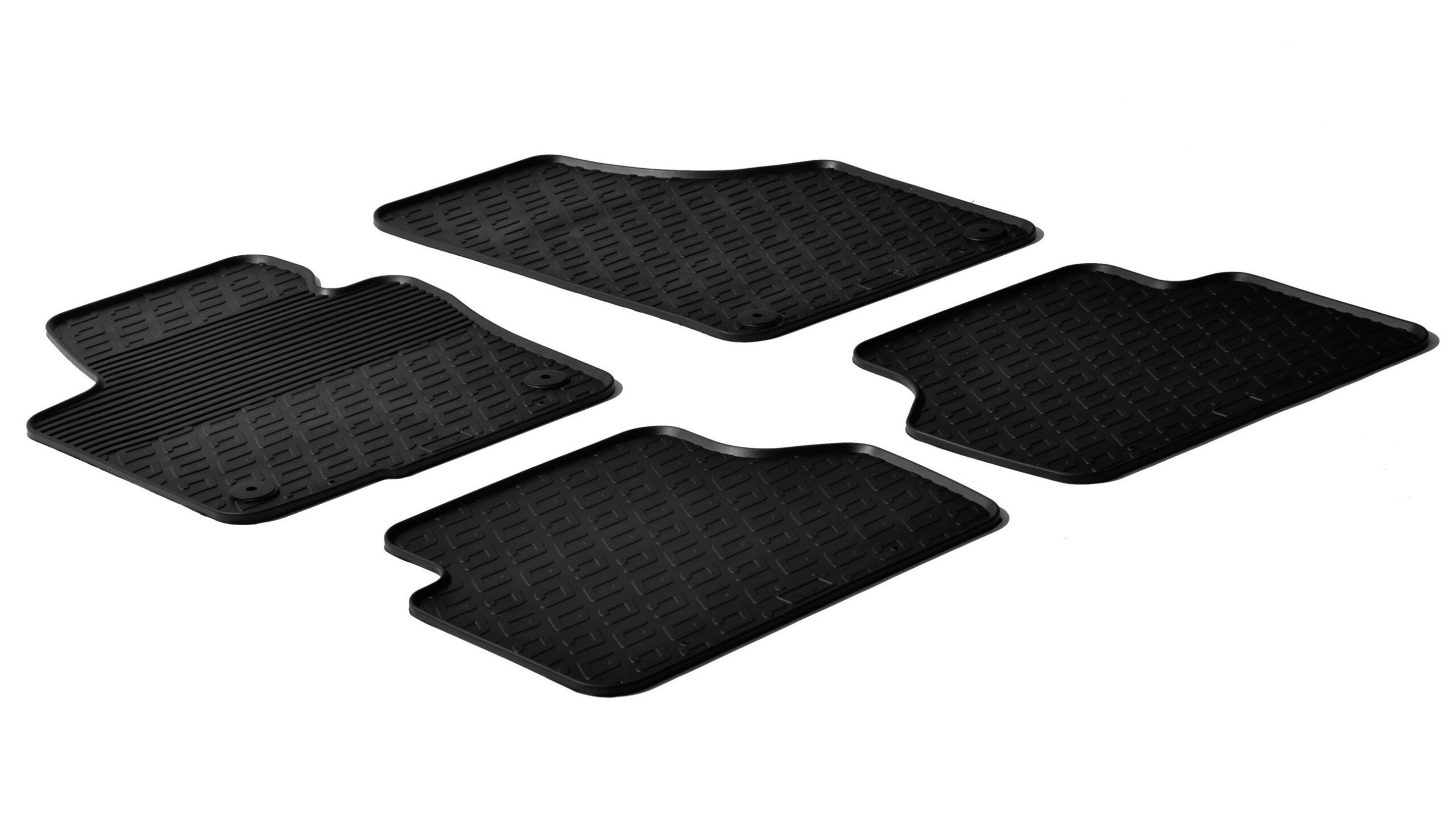 Set tappeti su misura in gomma - compatibile per Volkswagen Tiguan (12/07>04/16)