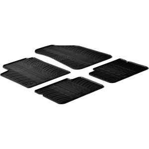 Set tappeti su misura in gomma - compatibile per  Fiat Bravo (02/07>11/15) -  Lancia Delta (06/08>06/15)