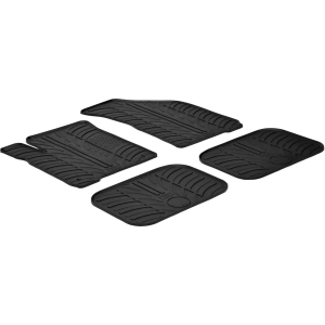 Set tappeti su misura in gomma - compatibile per Fiat Freemont (05/11>11/16)