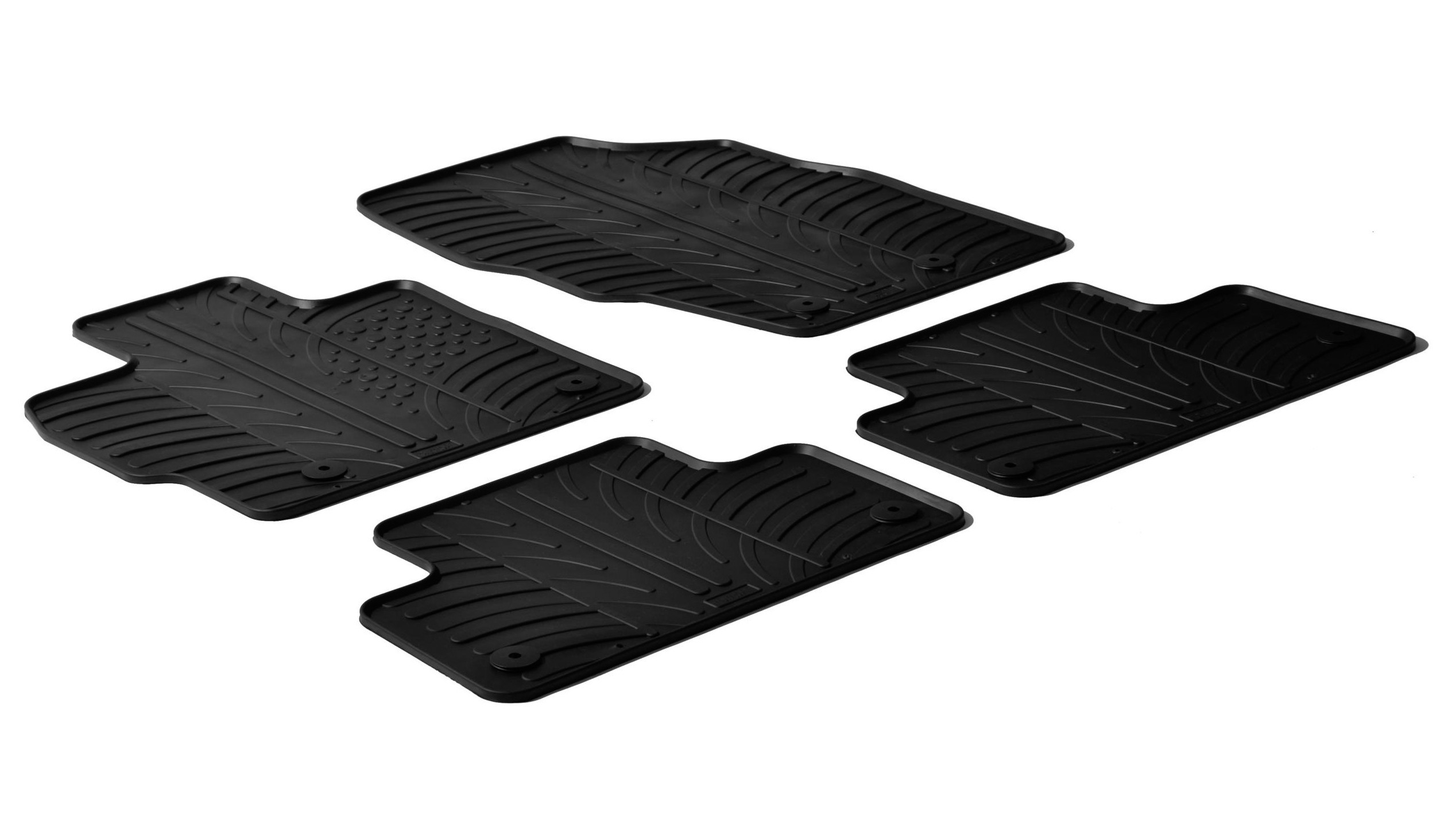 Set tappeti su misura in gomma - compatibile per Mazda CX-7 (06/07>12/13) benzina