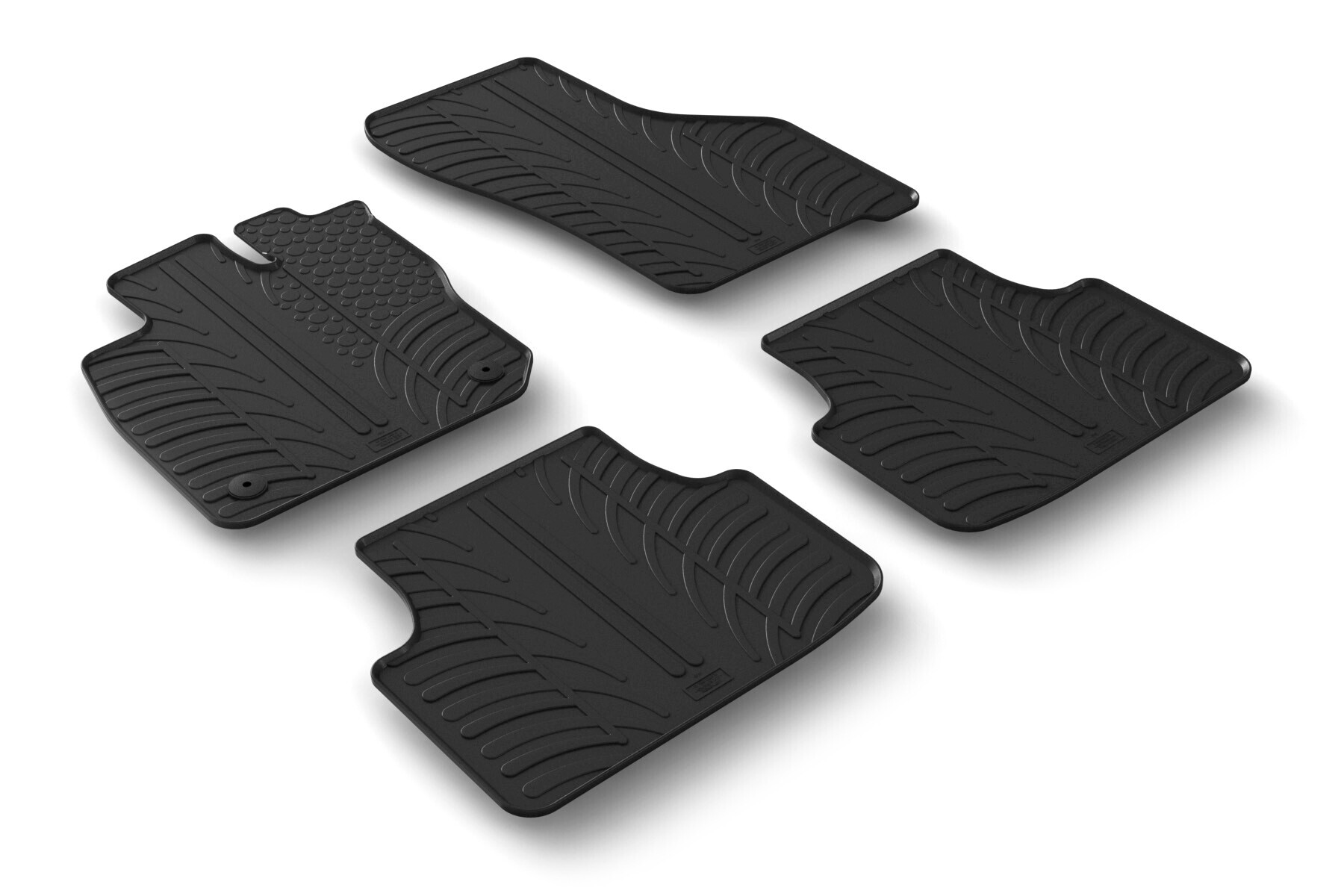 Set tappeti su misura in gomma - compatibile per Seat Leon 5p (06/20>) anche ibrida - Seat Leon Sportstourer (06/20>) anche ibrida - Cupra Leon 5p (12/20>07/24) - Cupra Leon Sportstourer sw (12/20>07/24) - Cupra Leon 5p (08/24>) - Cupra Leon Sportstourer sw (08/24>)