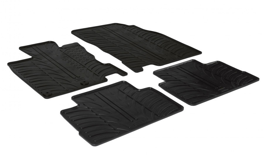 Set tappeti su misura in gomma - compatibile per Nissan Qashqai (02/14>03/21)