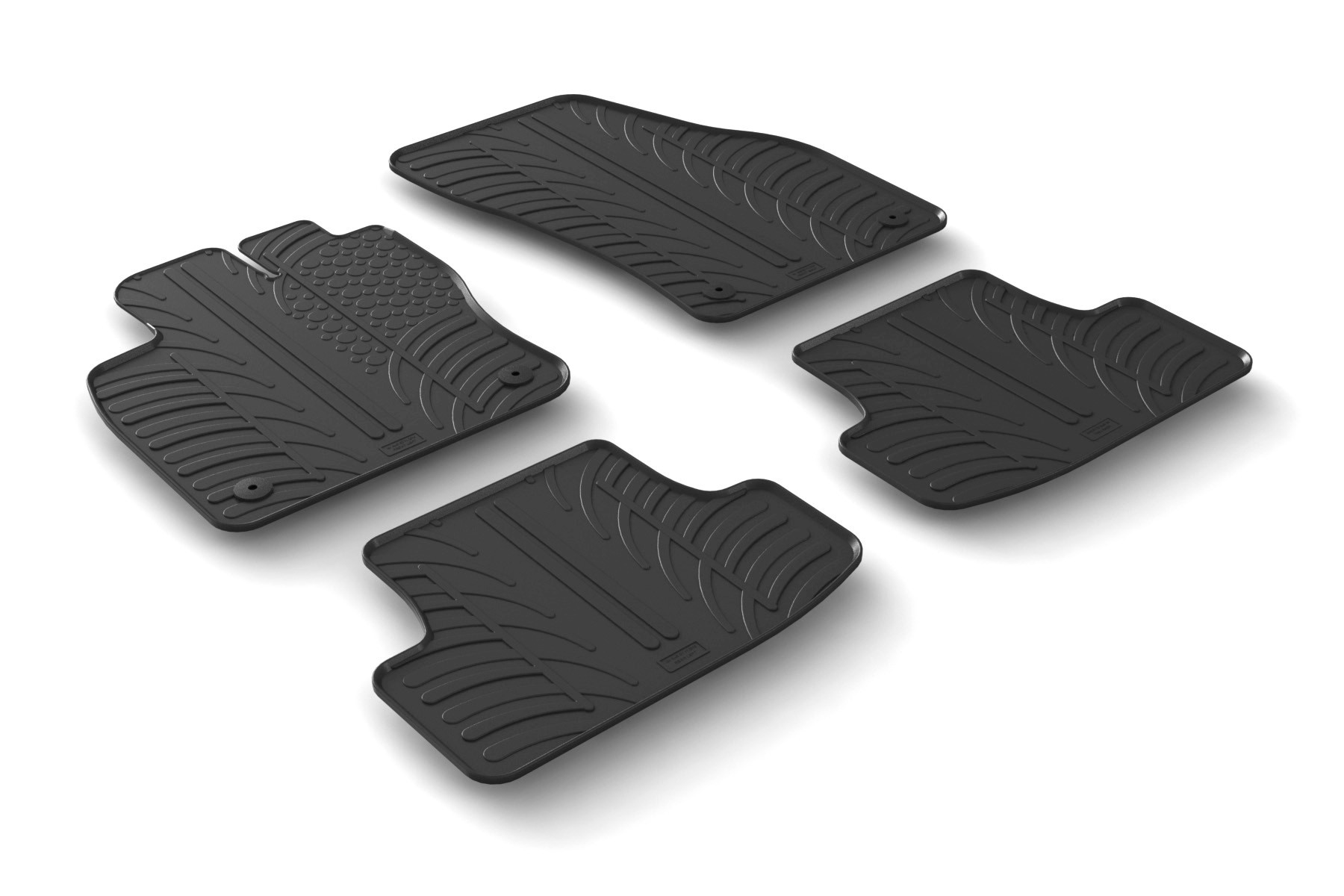 Set tappeti su misura in gomma - compatibile per Audi Q2 (11/16>) - Audi Q2 (11/16>)