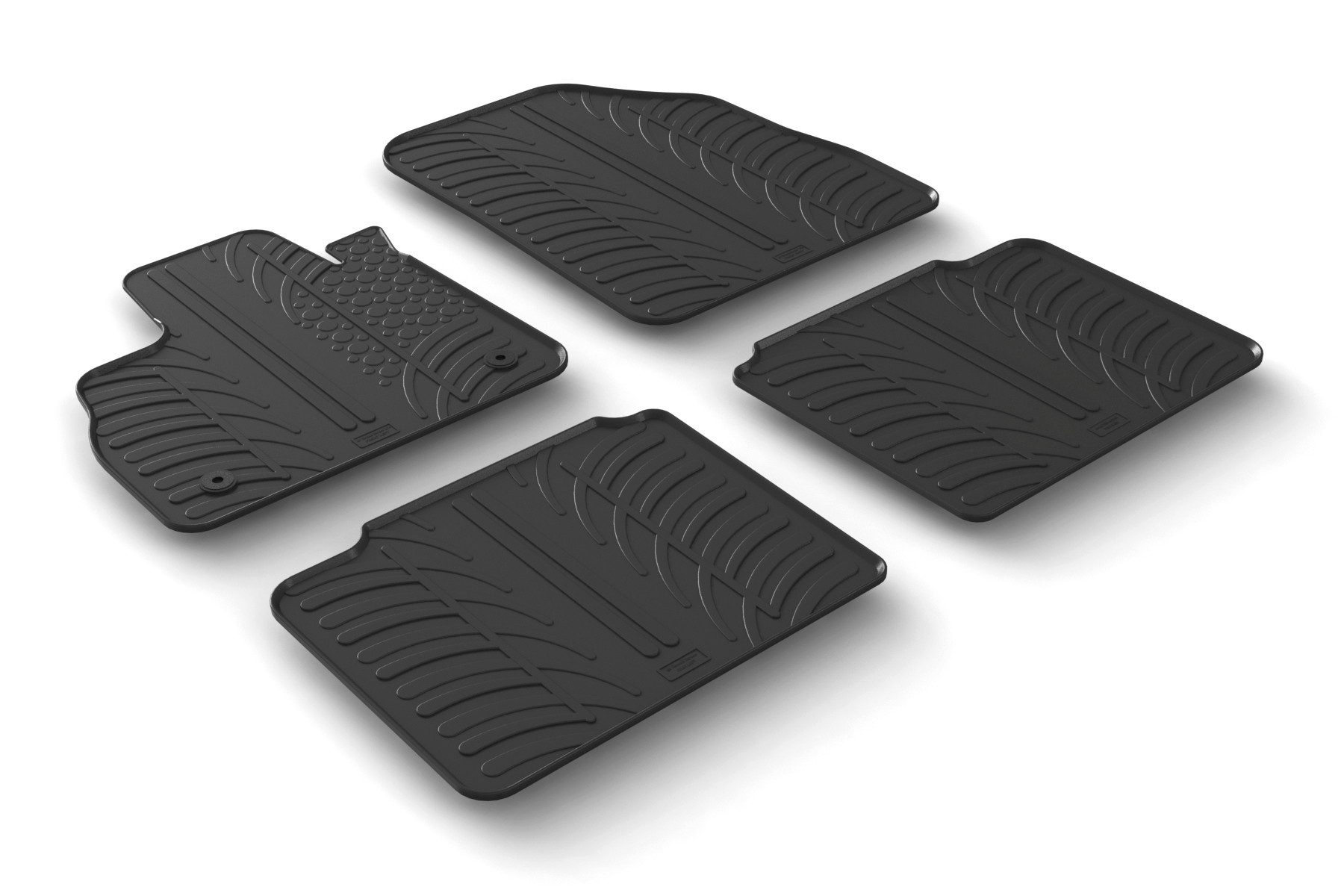 Set tappeti su misura in gomma - compatibile per Renault Espace (05/15>03/23)