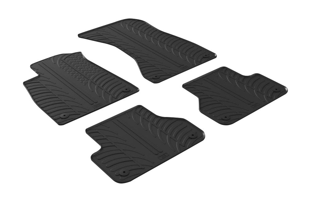 Set tappeti su misura in gomma - compatibile per Audi A5 Sportback (09/16>09/24)