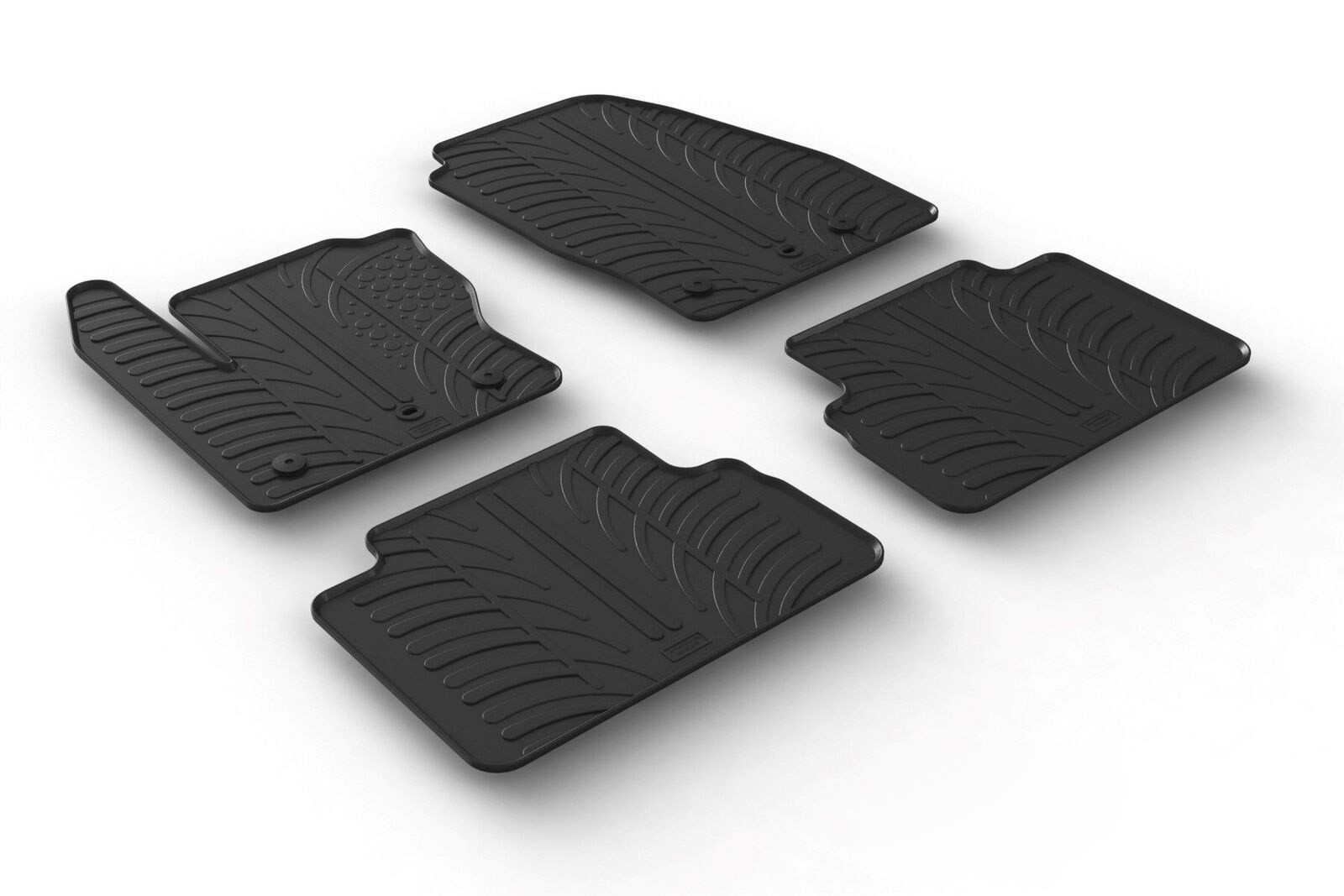 Set tappeti su misura in gomma - compatibile per Ford C-Max (04/15>03/20) - Ford C-Max 7 (04/15>03/20)