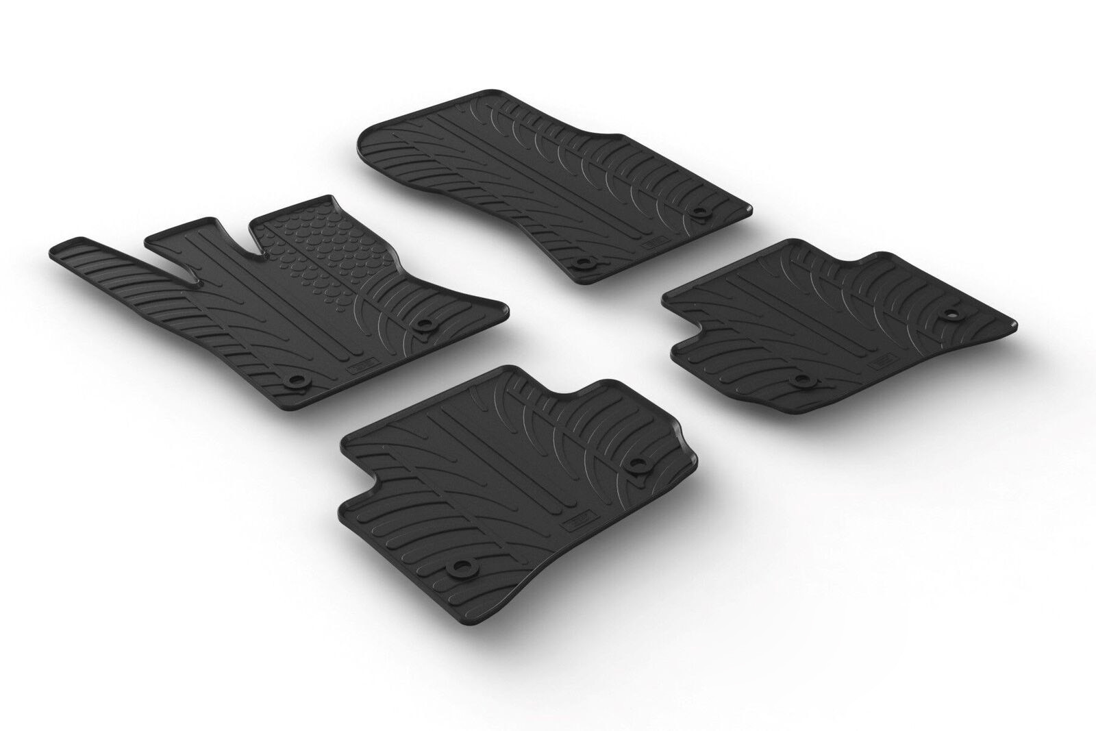 Set tappeti su misura in gomma - compatibile per Land Rover Range Rover Velar (06/17>)