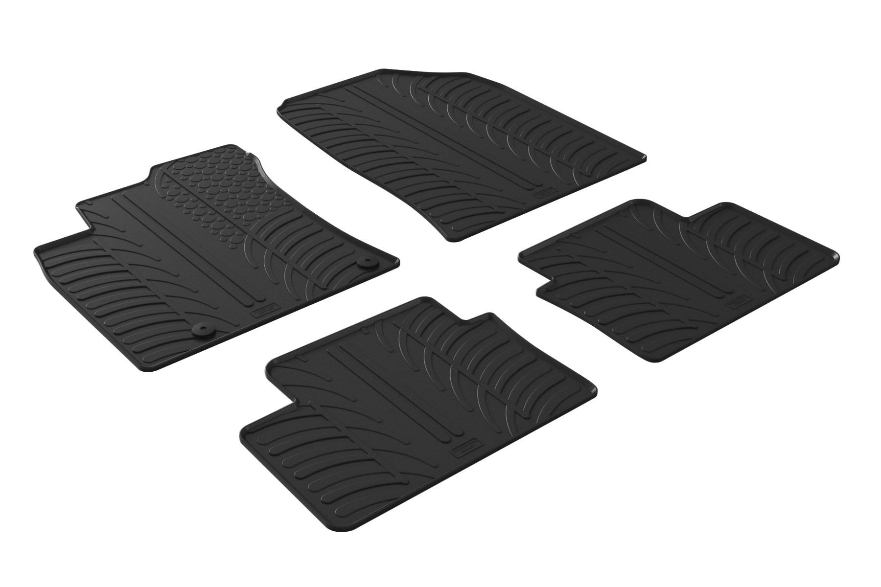 Set tappeti su misura in gomma - compatibile per Kia Ceed 5p (10/18>09/21) - Kia Ceed Sportswagon (10/18>09/21) - Kia ProCeed Shooting Brake (03/19>09/21) - Kia XCeed (11/19>07/22) - Kia Ceed 5p (10/21>) - Kia Ceed Sportswagon (10/21>) - Kia ProCeed Shooting Brake (10/21>) - Kia XCeed (08/22>)