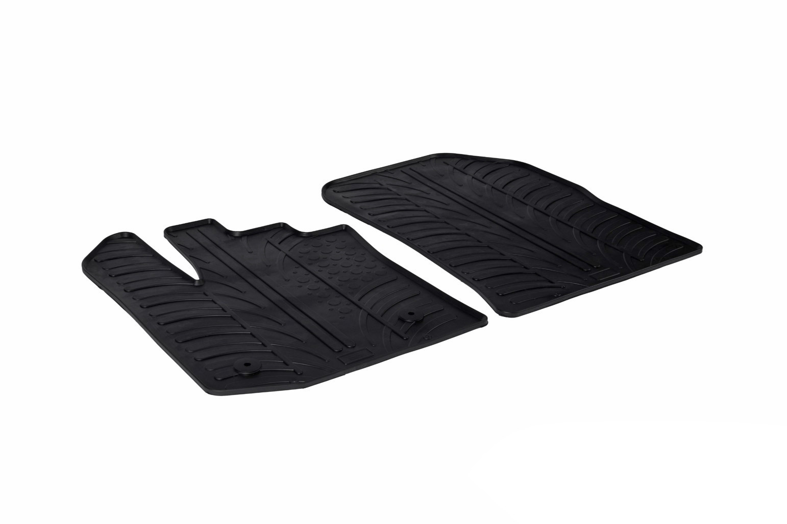 Set tappeti su misura in gomma - compatibile per Dacia Dokker Van (11/12>07/21) - Renault Express (06/21>)