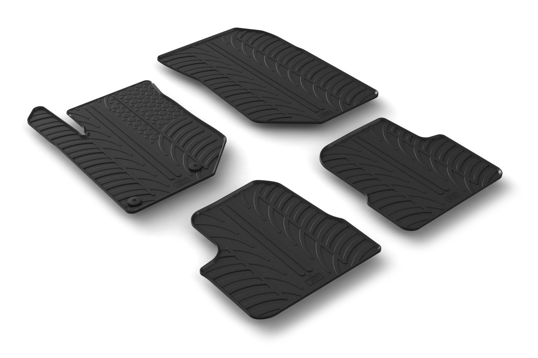 Set tappeti su misura in gomma - compatibile per Opel Corsa F 5p (09/19>06/23) - Peugeot 2008 (12/19>05/23) no automatico, no ibrida - Peugeot 208 5p (11/19>08/23) - Opel Mokka (11/20>) - Peugeot 2008 (06/23>) no automatico, no ibrida - Opel Corsa F 5p (07/23>) - Peugeot 208 5p (09/23>)