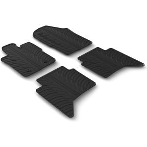 Set tappeti su misura in gomma - compatibile per  Ford Ranger (05/22>) automatico, solo Raptor