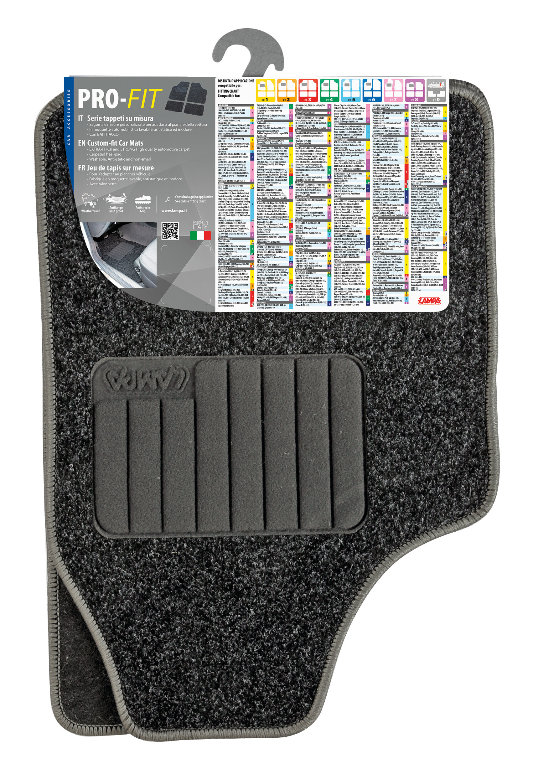 Pro-Fit, serie tappeti su misura - PF-2 - Grigio - immagine 3