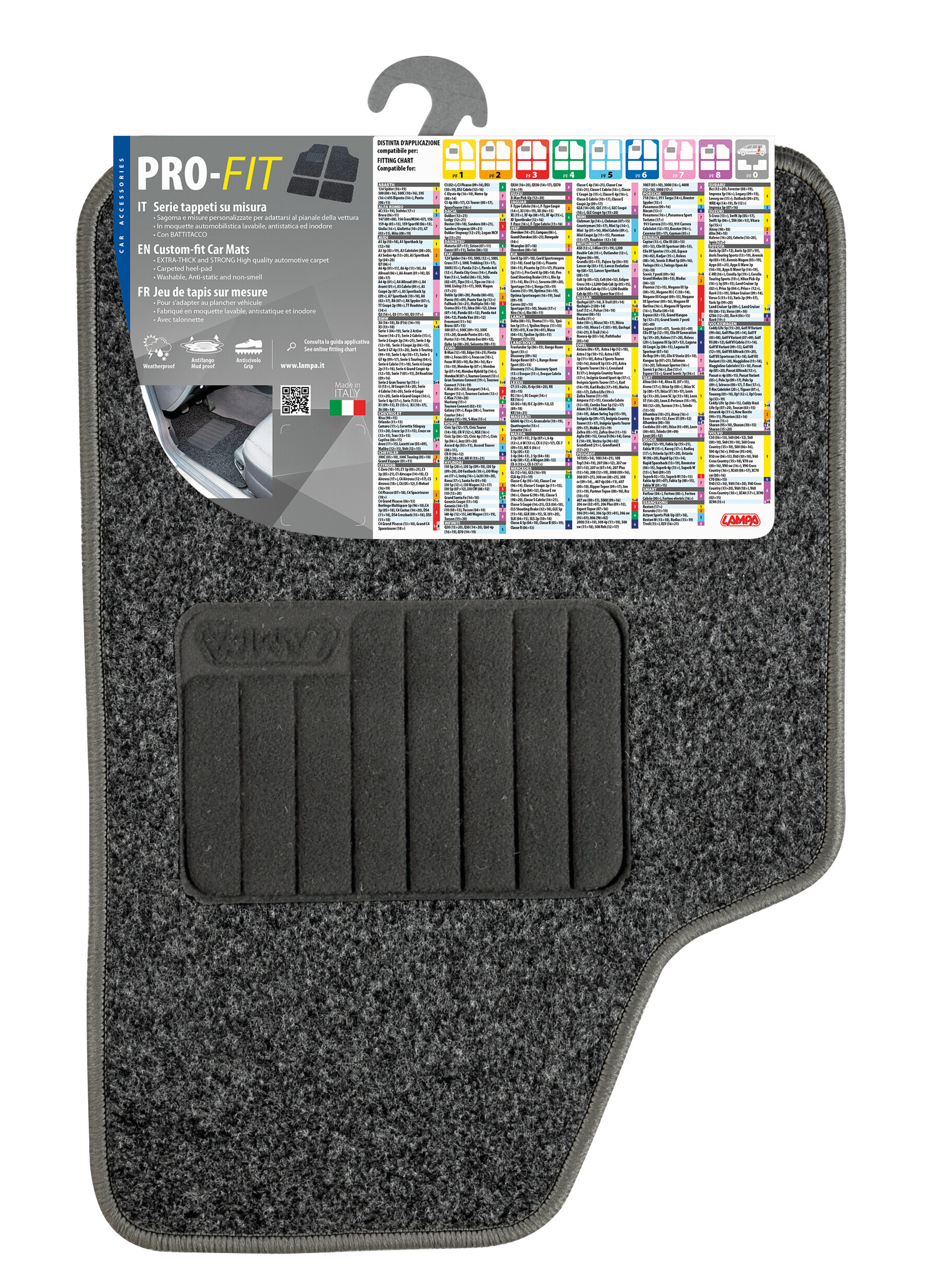 Pro-Fit, serie tappeti su misura - PF-4 - Grigio - immagine 3