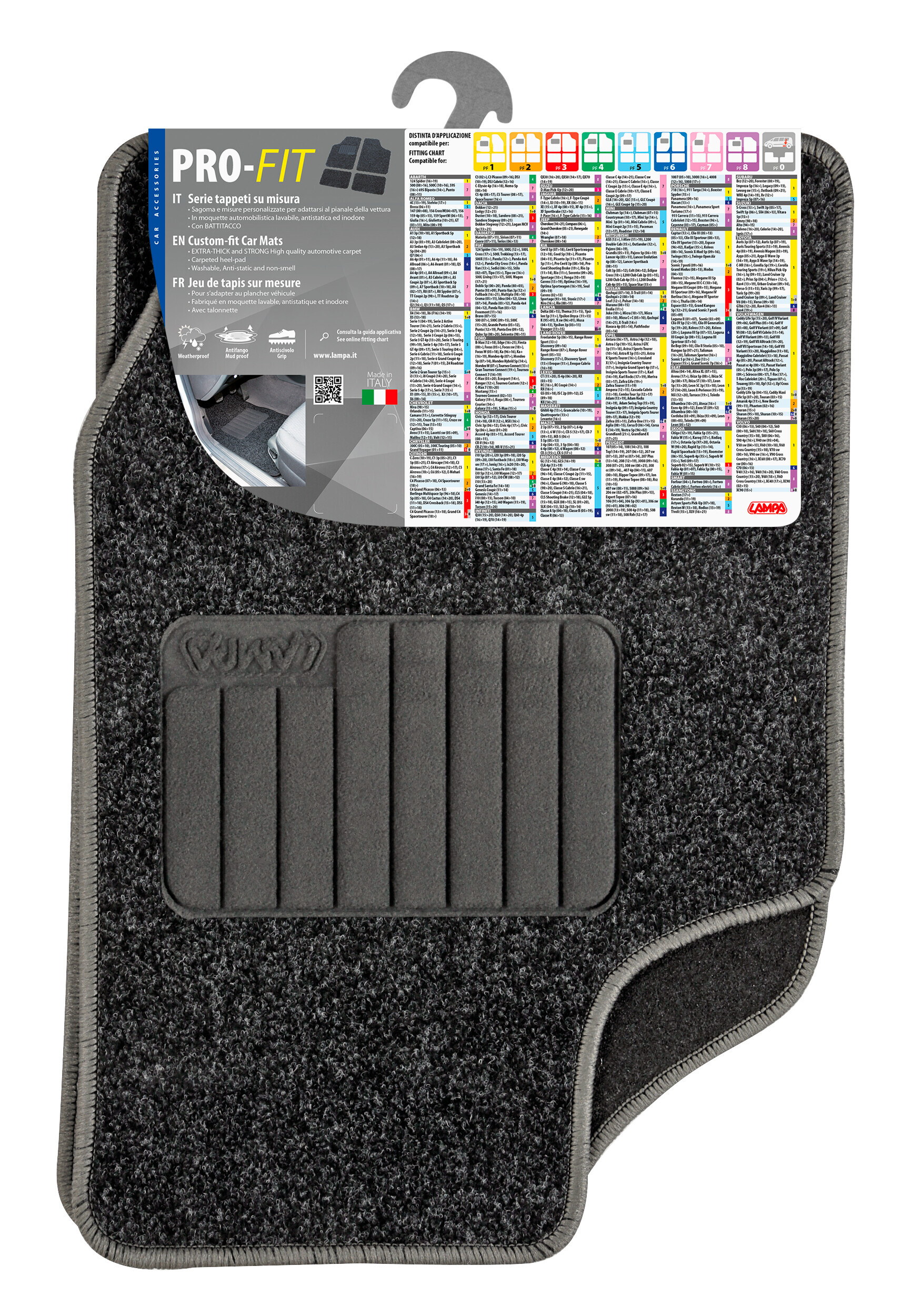 Pro-Fit, serie tappeti su misura - PF-6 - Grigio - immagine 3