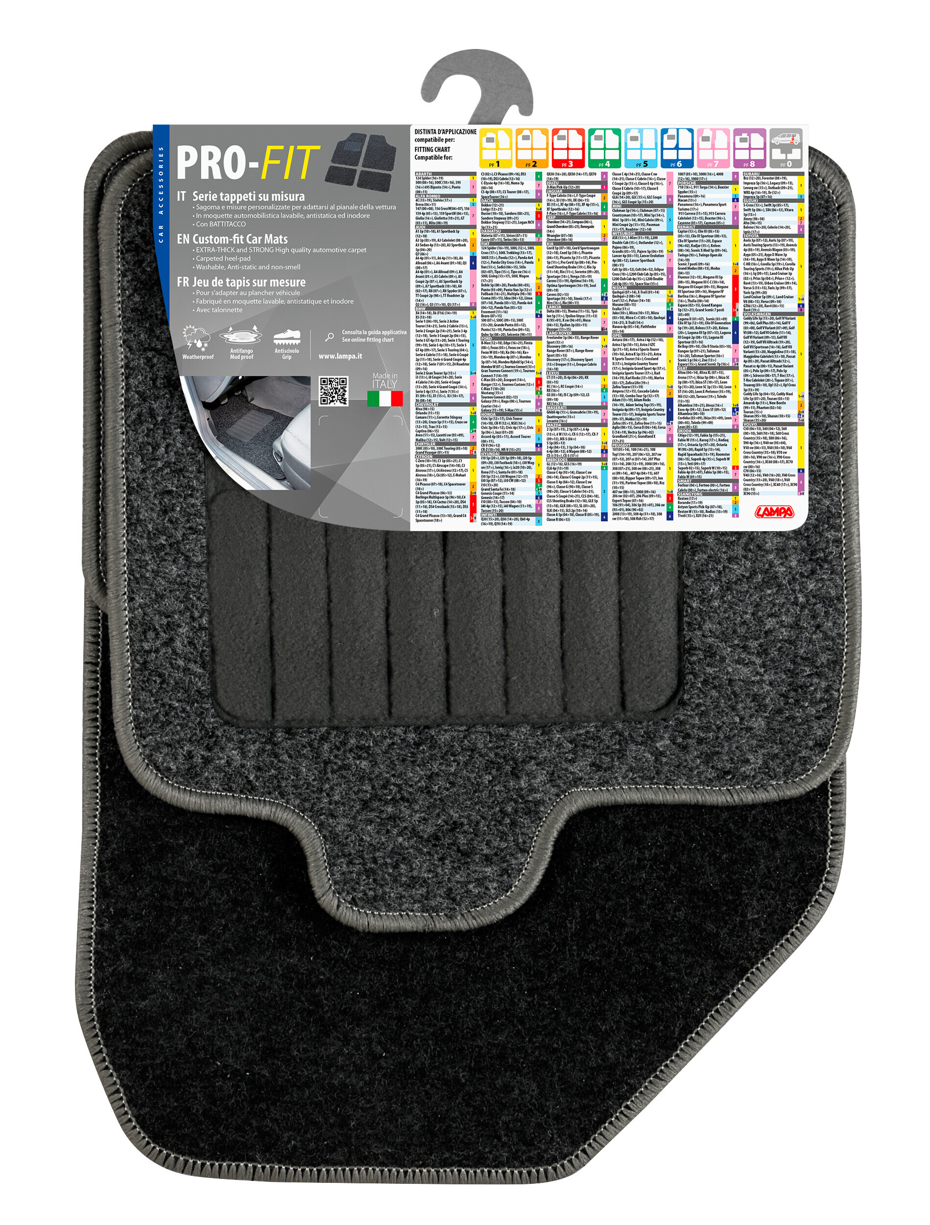 Pro-Fit, serie tappeti su misura - PF-8 - Grigio - immagine 2