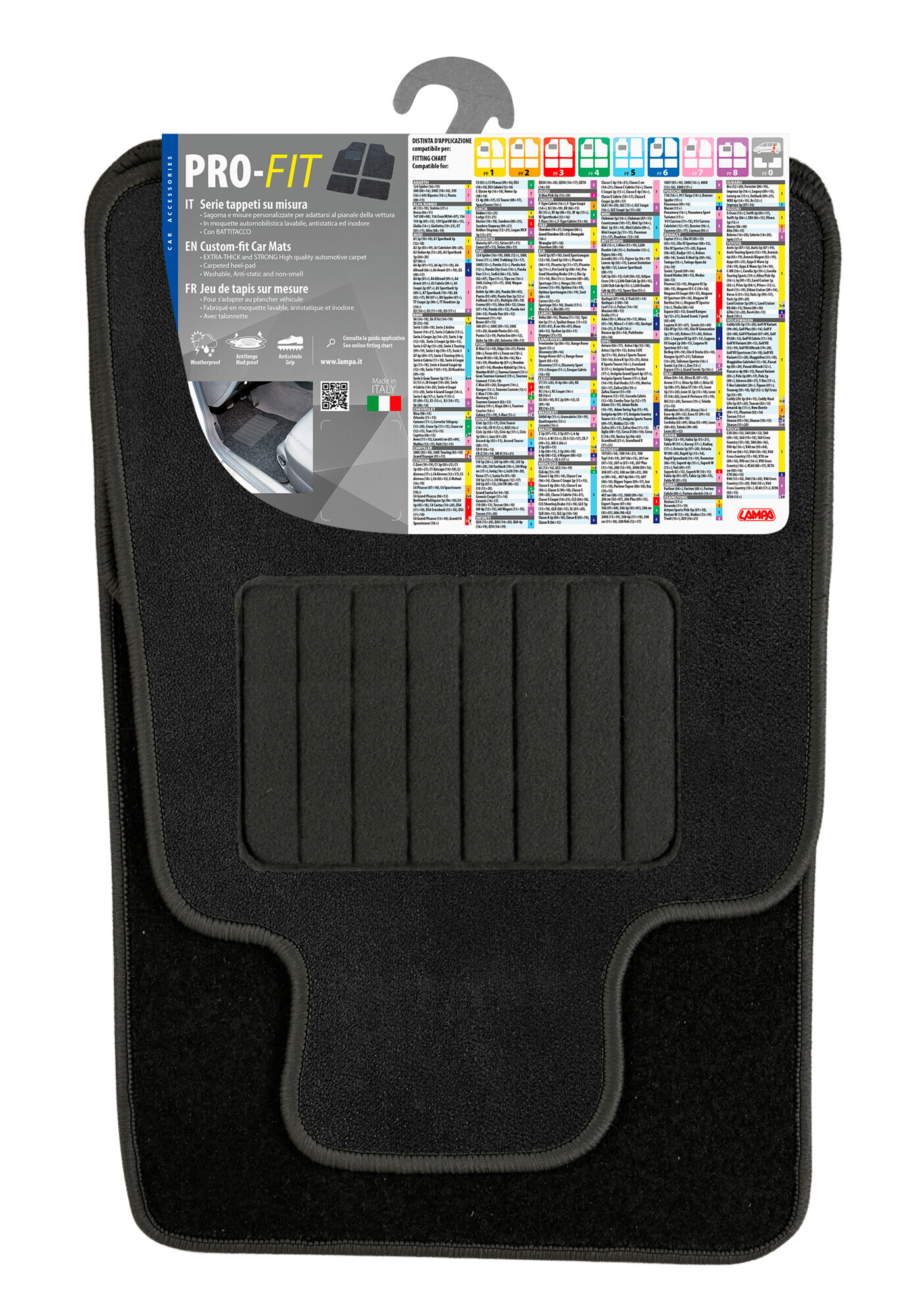 Pro-Fit, serie tappeti su misura - PF-5 - Nero - immagine 2