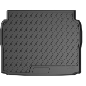 Vasca baule su misura in gomma sintetica - compatibile per Citroen Berlingo XL (02/22>) passo lungo - Opel Combo E-Life XL (02/22>) passo lungo - Peugeot E-Rifter Long (02/22>) passo lungo