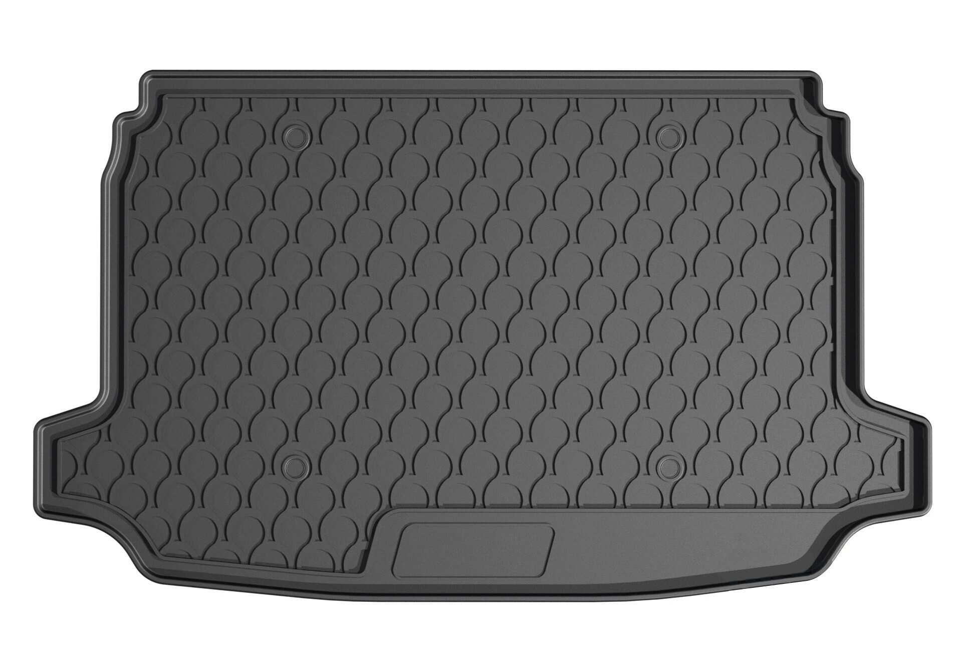 Vasca baule su misura in gomma sintetica - compatibile per Fiat 600 5p (09/23>) baule alto, ibrida