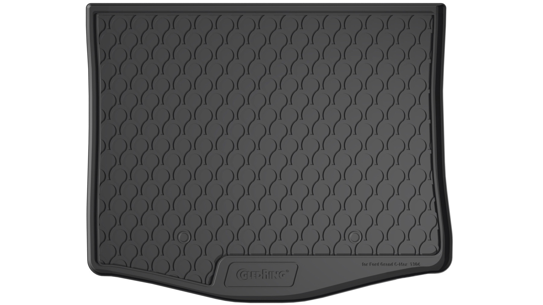 Vasca baule su misura in gomma sintetica - compatibile per Ford C-Max 7 (11/10>03/20) 5 posti