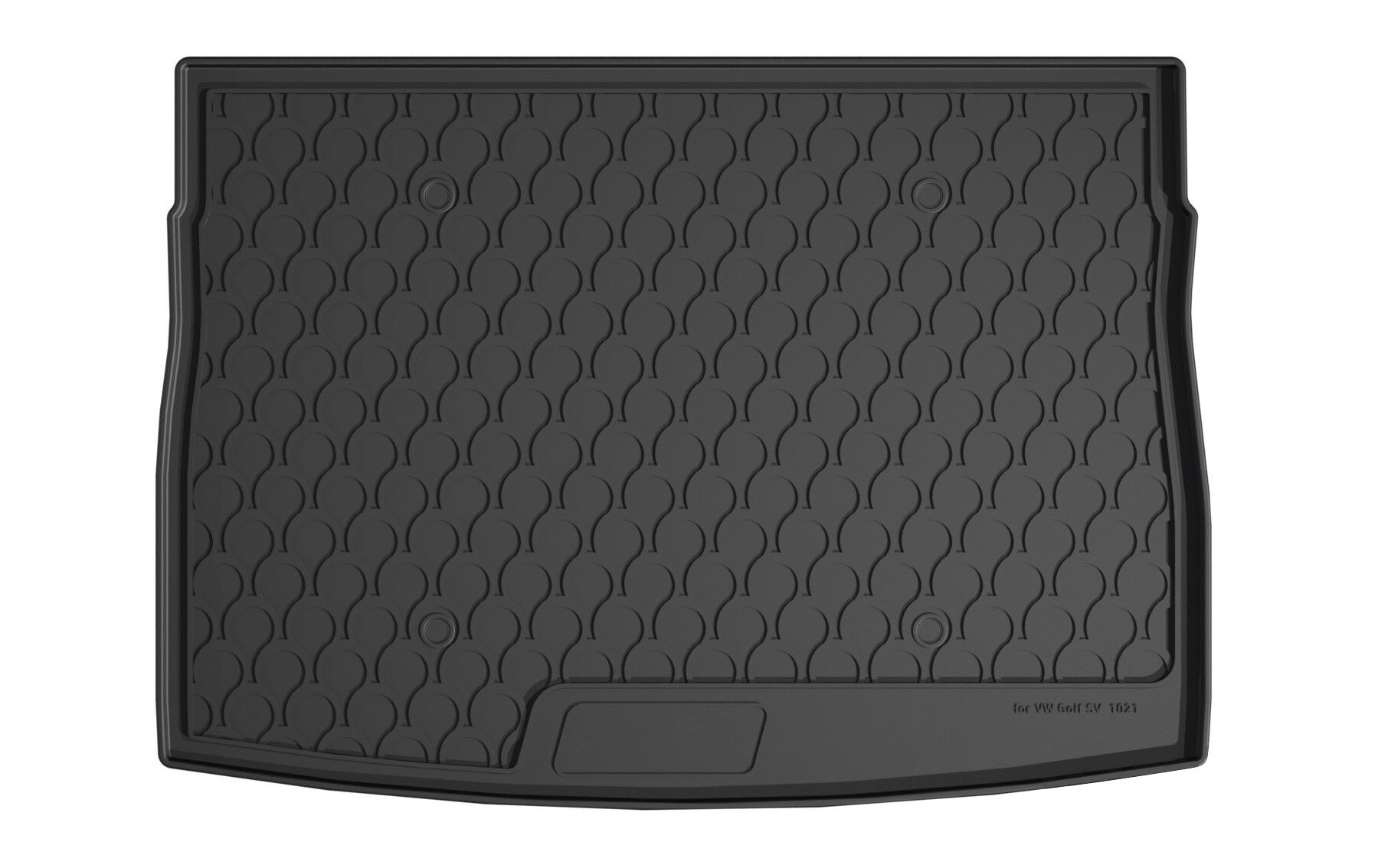 Vasca baule su misura in gomma sintetica - compatibile per Volkswagen Golf VII Sportsvan (05/14>08/18) baule alto