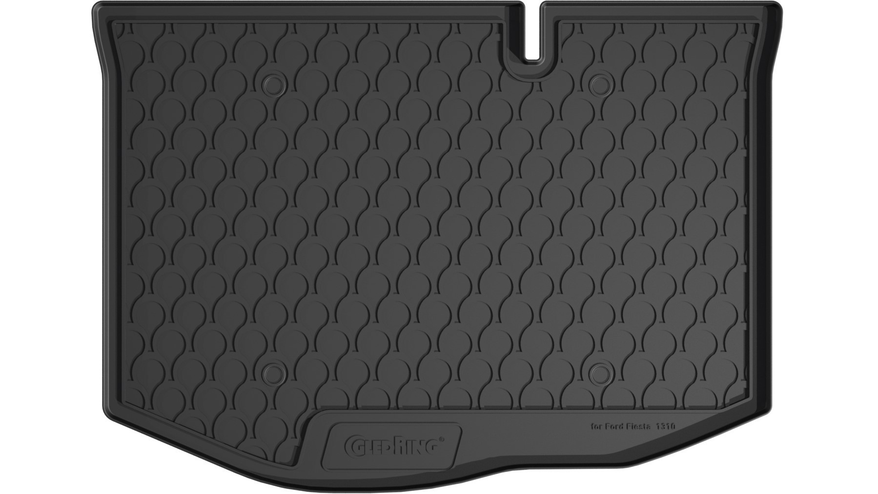 Vasca baule su misura in gomma sintetica - compatibile per Ford Fiesta 3p (09/08>05/17) baule basso - Ford Fiesta 5p (09/08>05/17) baule basso