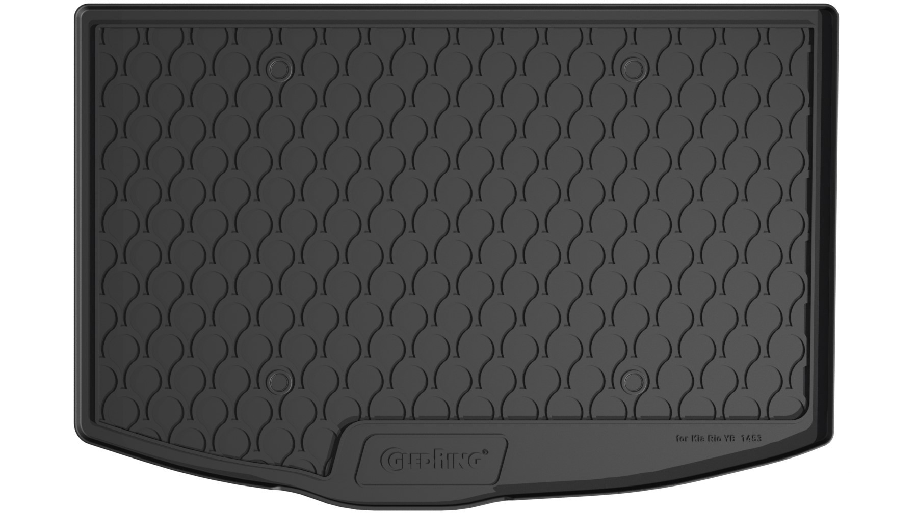 Vasca baule su misura in gomma sintetica - compatibile per Kia Rio 5p (04/17>12/23)