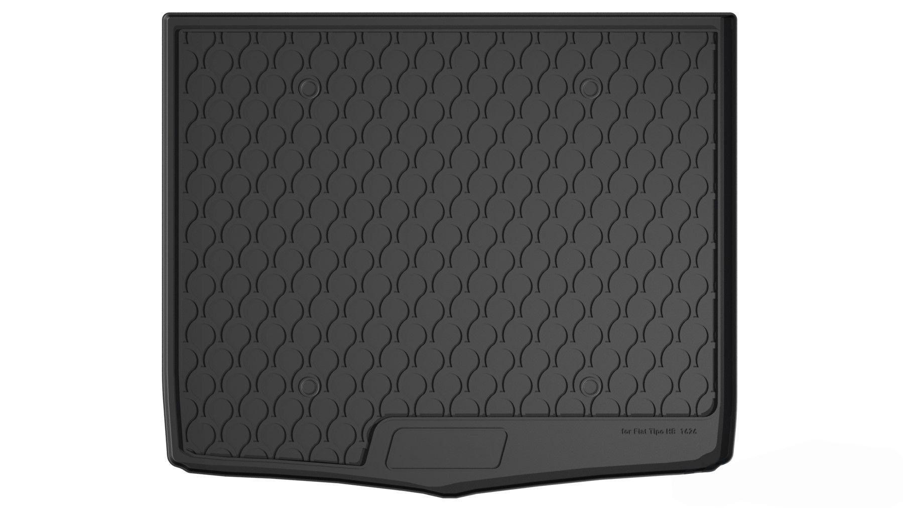 Vasca baule su misura in gomma sintetica - compatibile per Fiat Tipo 5p (05/16>04/25) - Fiat Tipo Cross (10/20>)