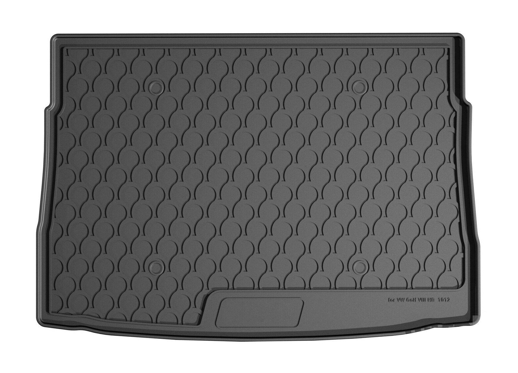 Vasca baule su misura in gomma sintetica - compatibile per Volkswagen Golf VIII 5p (01/20>) baule alto