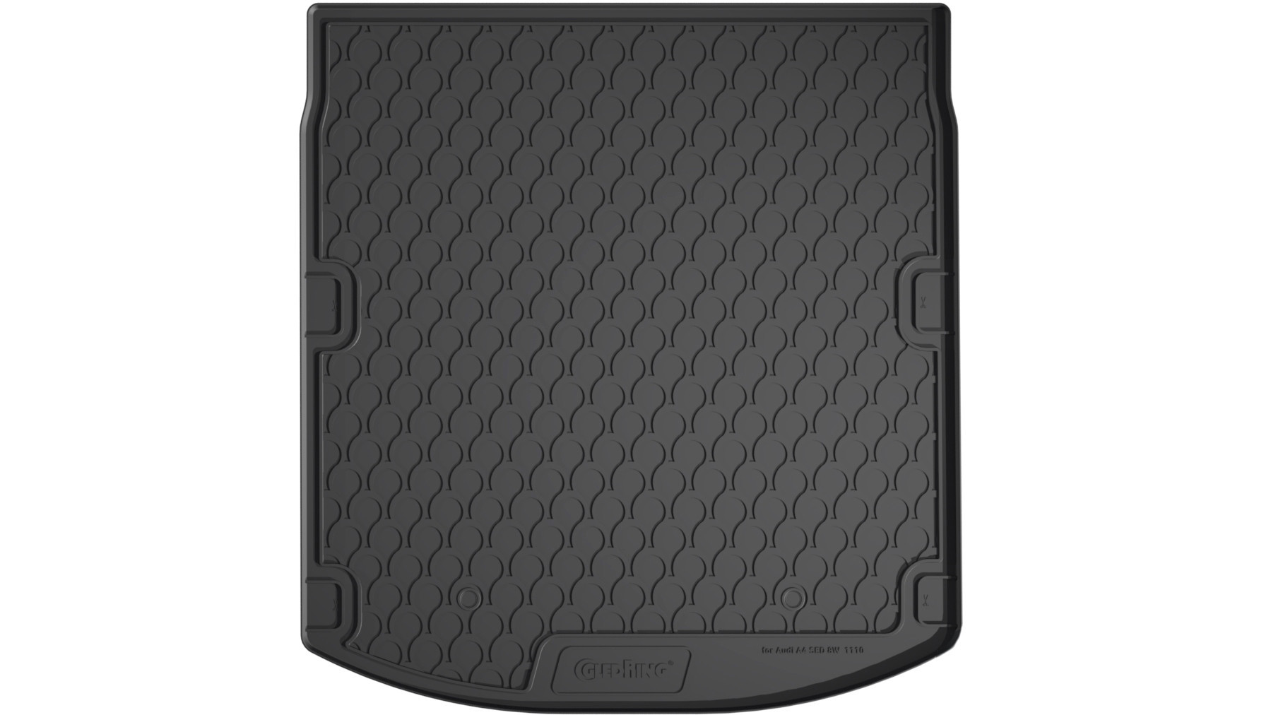 Vasca baule su misura in gomma sintetica - compatibile per Audi A4 4p (11/15>09/24)