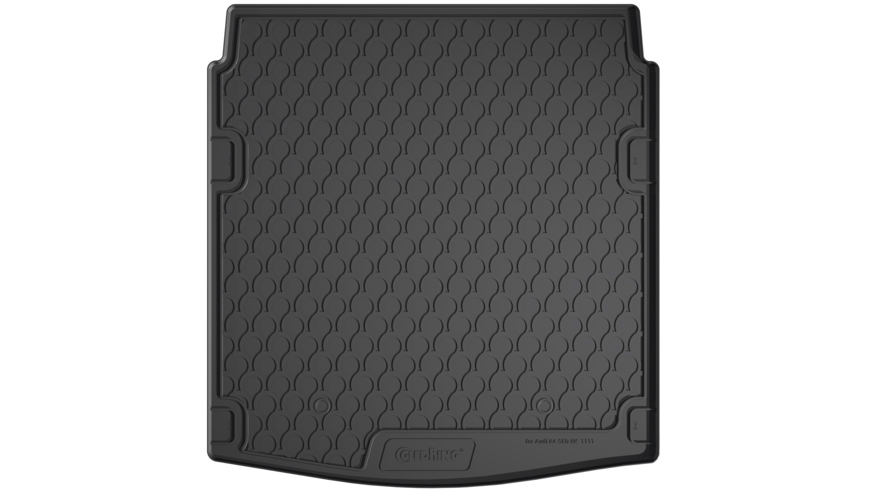 Vasca baule su misura in gomma sintetica - compatibile per Audi A4 4p (11/07>10/15)