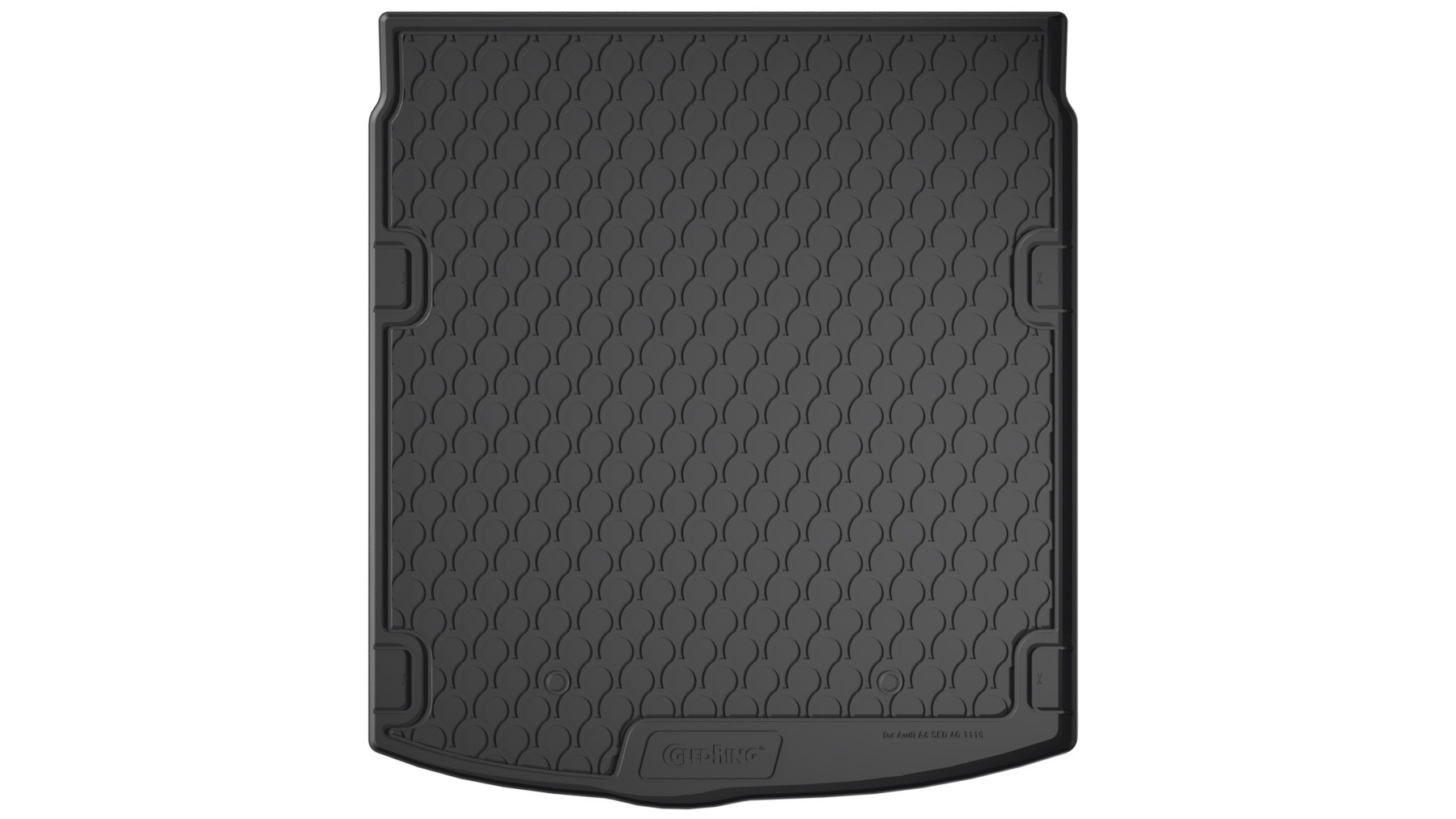 Vasca baule su misura in gomma sintetica - compatibile per Audi A6 4p (04/11>06/18)